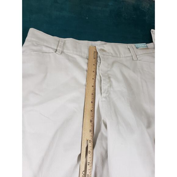 Lee Pants Size 18 Short Womens Beige Stretch Chino Khaki Relaxed Straight NWT - Picture 11 of 16